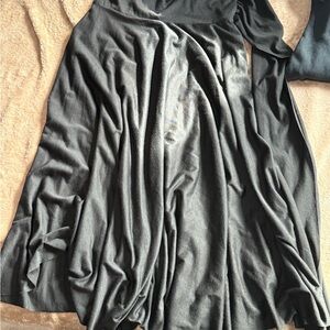 Elan Classic Black A-Line Skirt